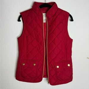 St. John's Bay Red Quilted Vest